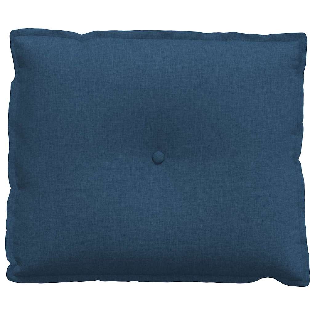 Cuscino per Schiena Blu 60 x 19 x 50 cm Tessuto