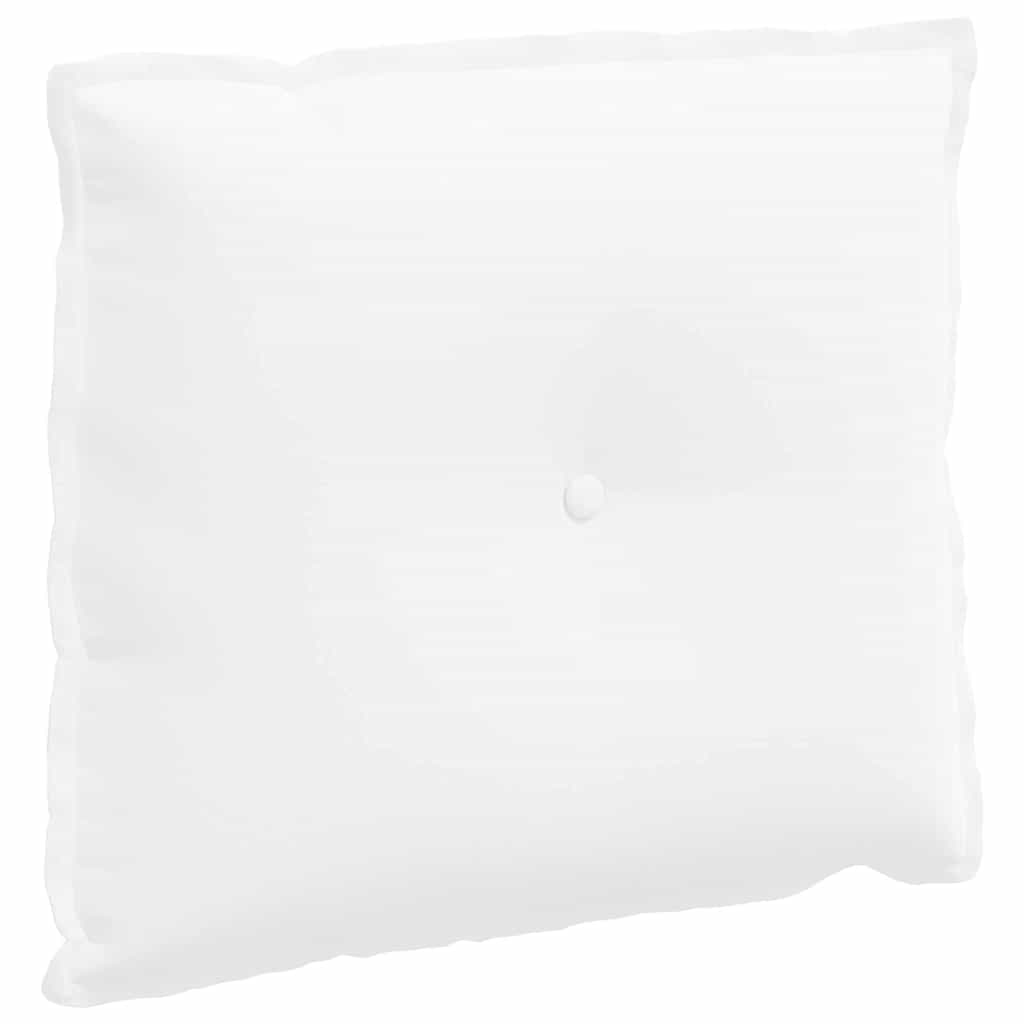 Cuscino per Schiena Bianco 60 x 19 x 50 cm Tessuto