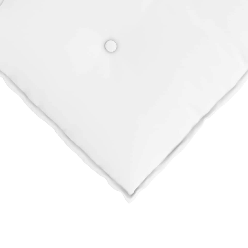 Cuscino per Schiena Bianco 60 x 19 x 50 cm Tessuto