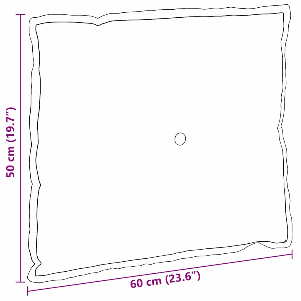 Cuscino per Schiena Rosa 60 x 19 x 50 cm Tessuto