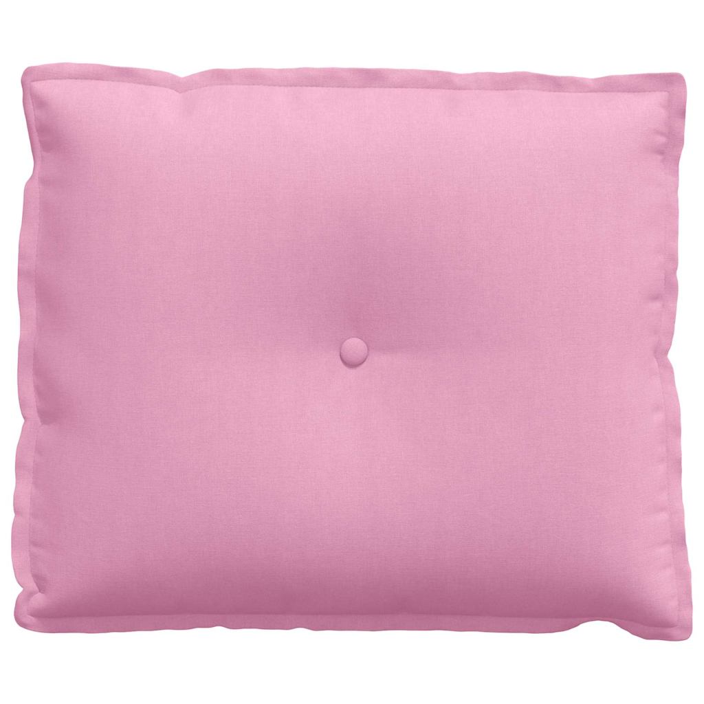 Cuscino per Schiena Rosa 60 x 19 x 50 cm Tessuto