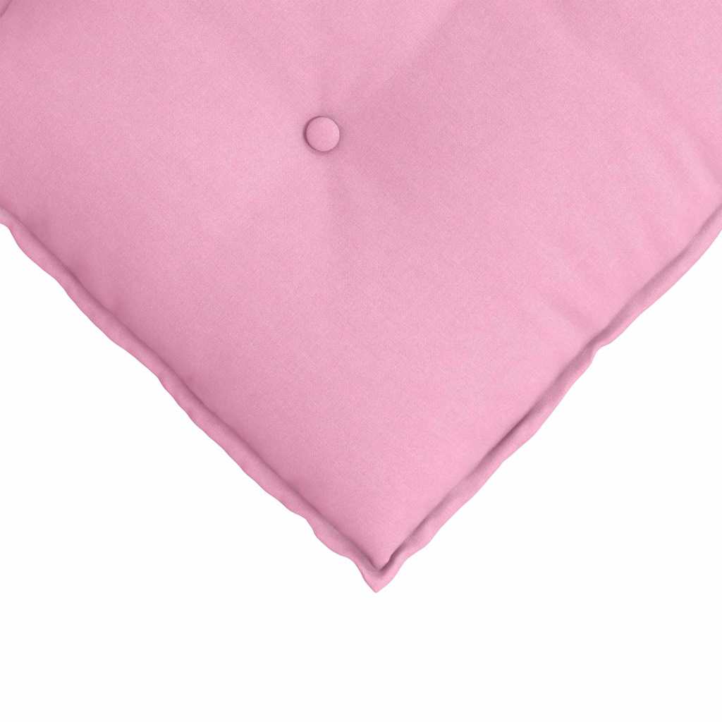 Cuscino per Schiena Rosa 60 x 19 x 50 cm Tessuto