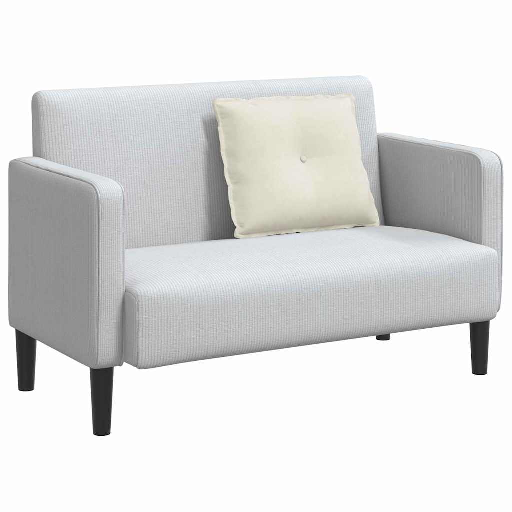 Cuscino per Schiena Crema 60 x 50 cm Tessuto in Cords