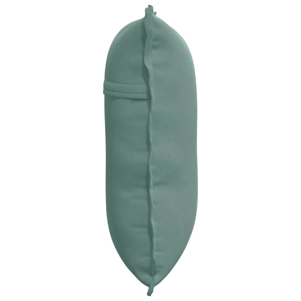 Cuscino per Schiena Verde Mare 60 x 50 cm Tessuto in Cords