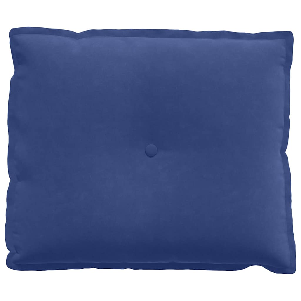 Cuscino per Schiena Blu Polizia 60 x 50 cm Tessuto in Cords