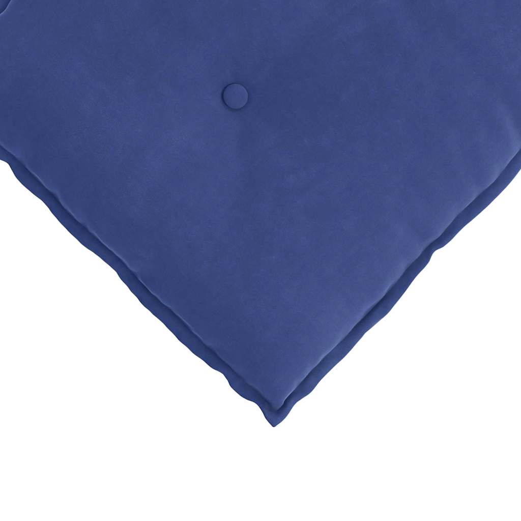 Cuscino per Schiena Blu Polizia 60 x 50 cm Tessuto in Cords
