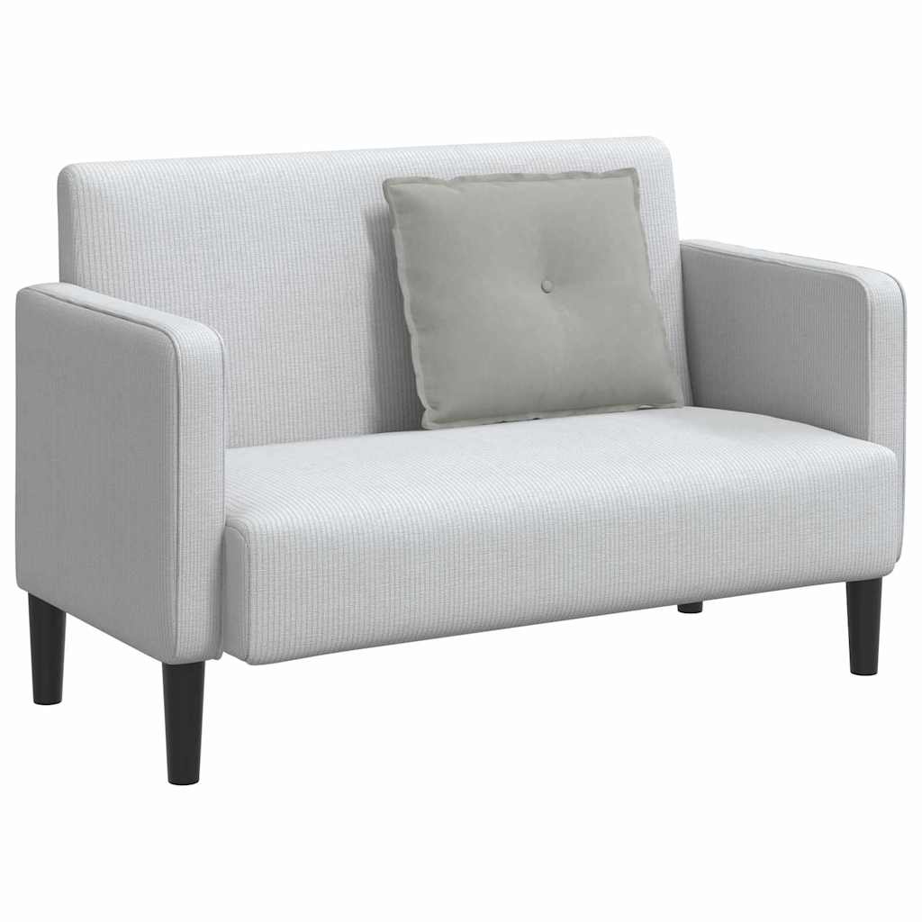 Cuscino per Schiena Grigio Chiaro 60 x 50 cm