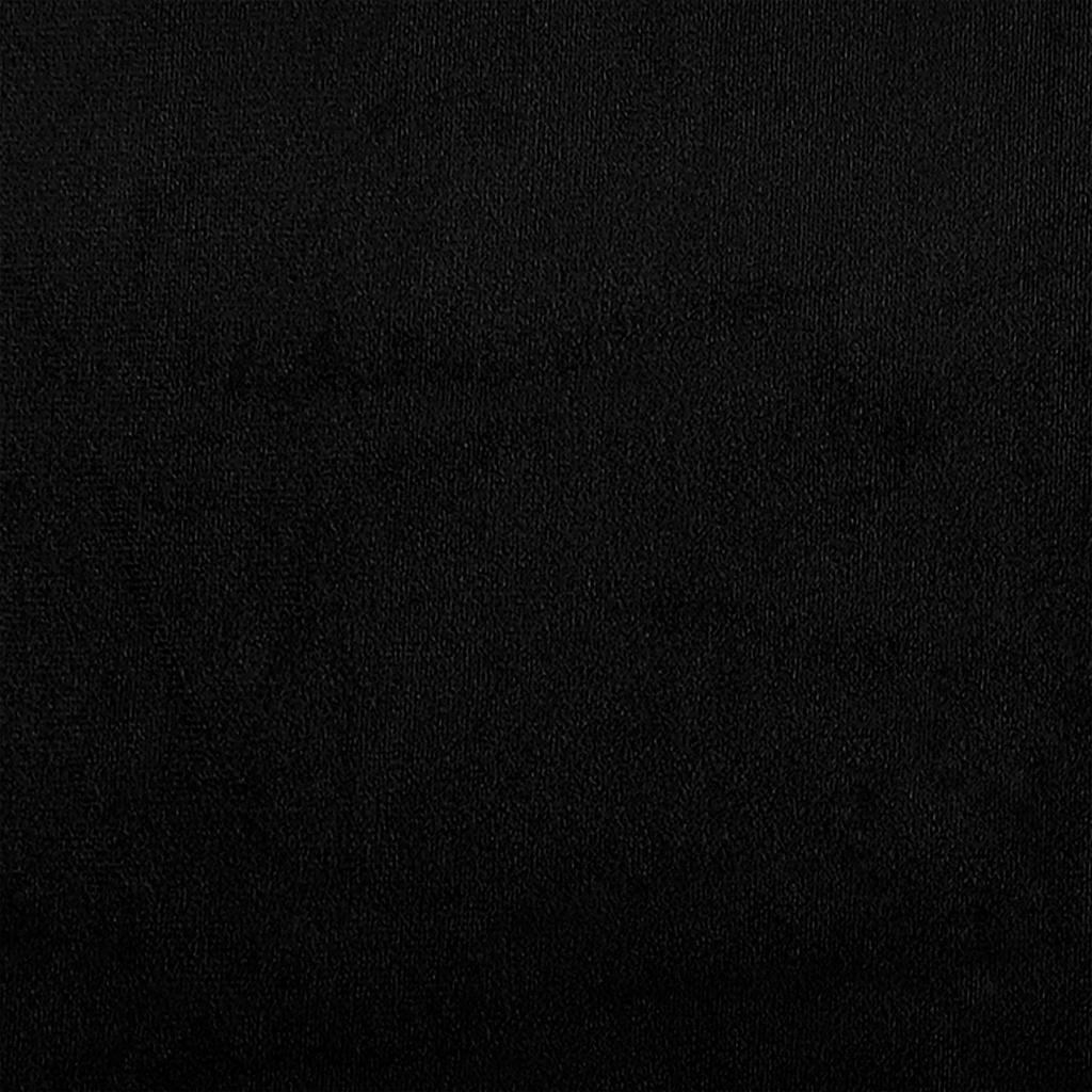 Cuscino per Schiena Nero 60 x 50 cm Tessuto in Microfibra