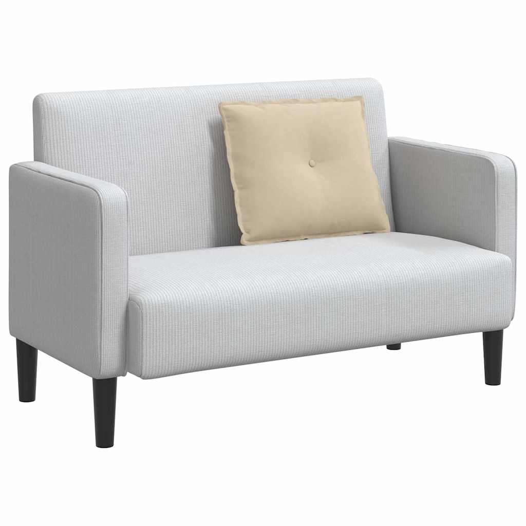 Cuscino per Schiena Crema 60 x 50 cm Tessuto in Microfibra