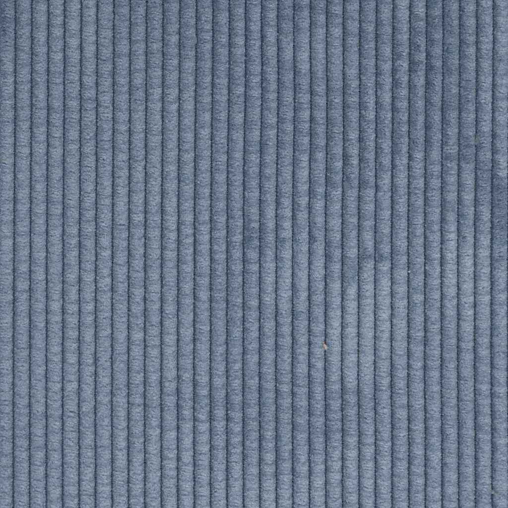 Cuscino per Schiena Blu 60 x 50 cm Tessuto in Cords