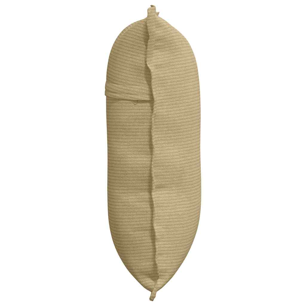 Cuscino per Schiena Grigio Verde 60 x 50 cm Tessuto in Cords