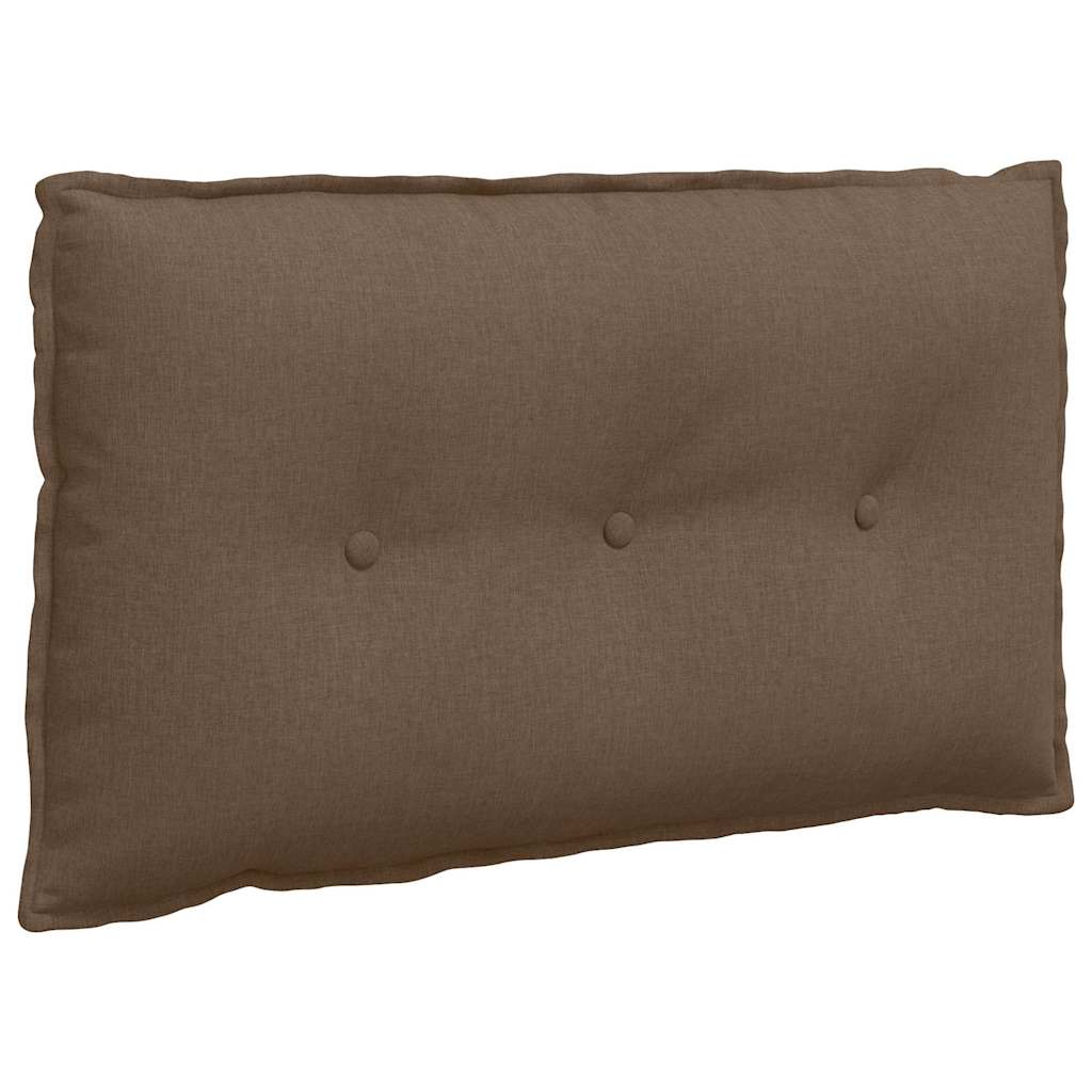 Cuscino per Schiena Marrone 80 x 19 x 50 cm Tessuto