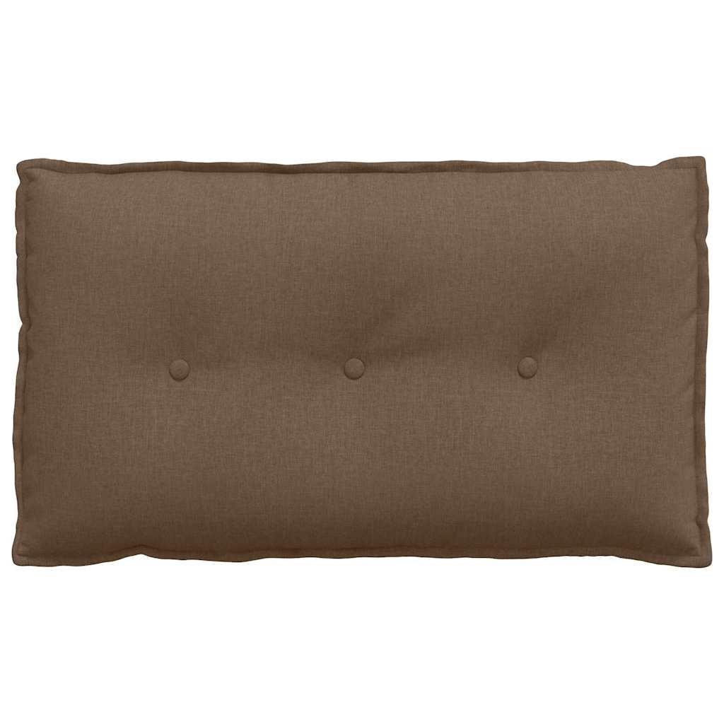 Cuscino per Schiena Marrone 80 x 19 x 50 cm Tessuto