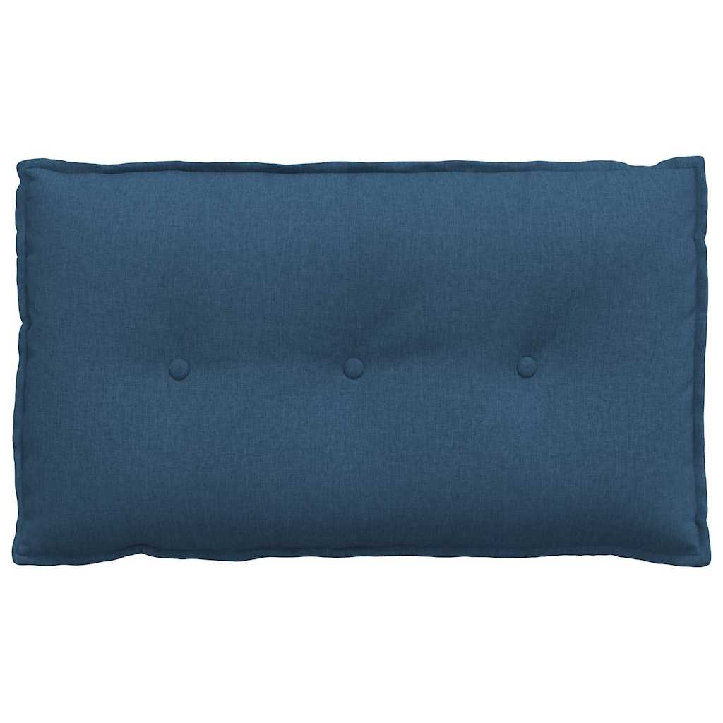 Cuscino per Schiena Blu 80 x 19 x 50 cm Tessuto