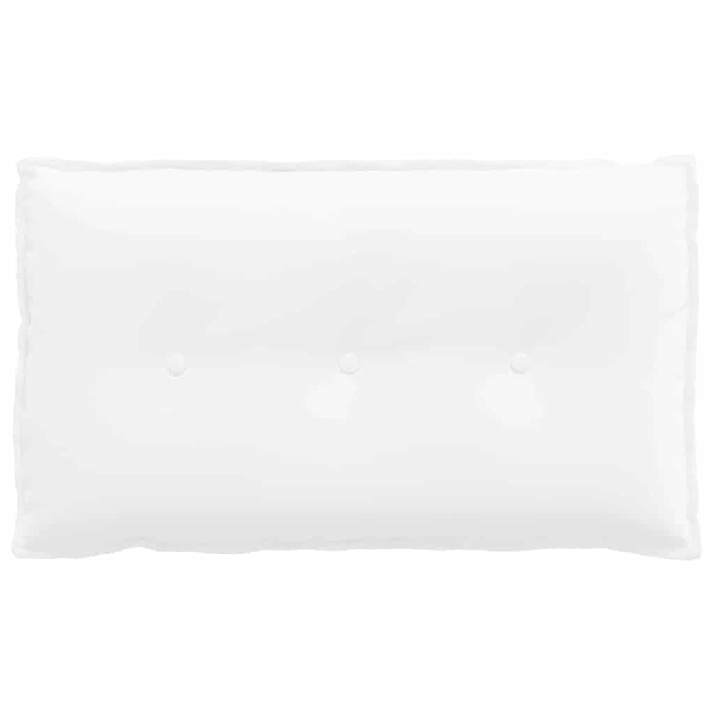 Cuscino per Schiena Bianco 80 x 19 x 50 cm Tessuto