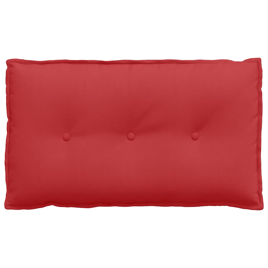 Cuscino per Schiena Rosso 80 x 19 x 50 cm Tessuto