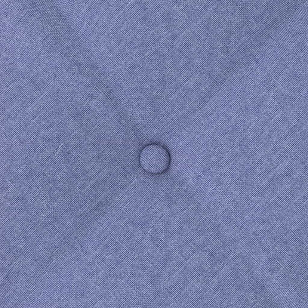 Cuscino per Schiena Blu jeans 80 x 19 x 50 cm Tessuto