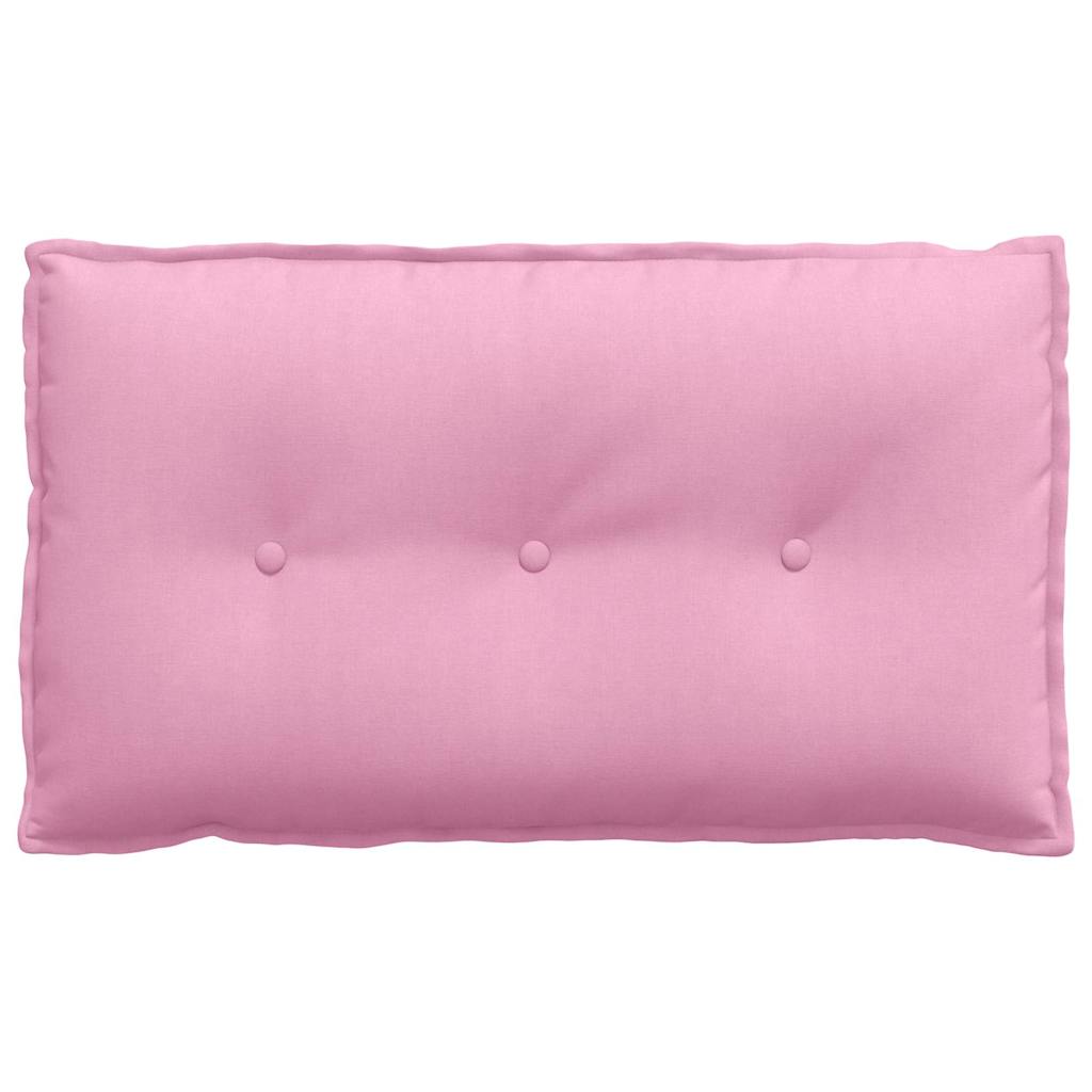 Cuscino per Schiena Rosa 80 x 19 x 50 cm Tessuto