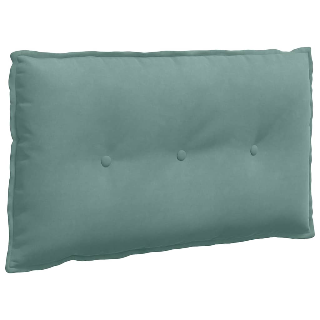 Cuscino per Schiena Verde Mare 80 x 50 cm Tessuto in Cords