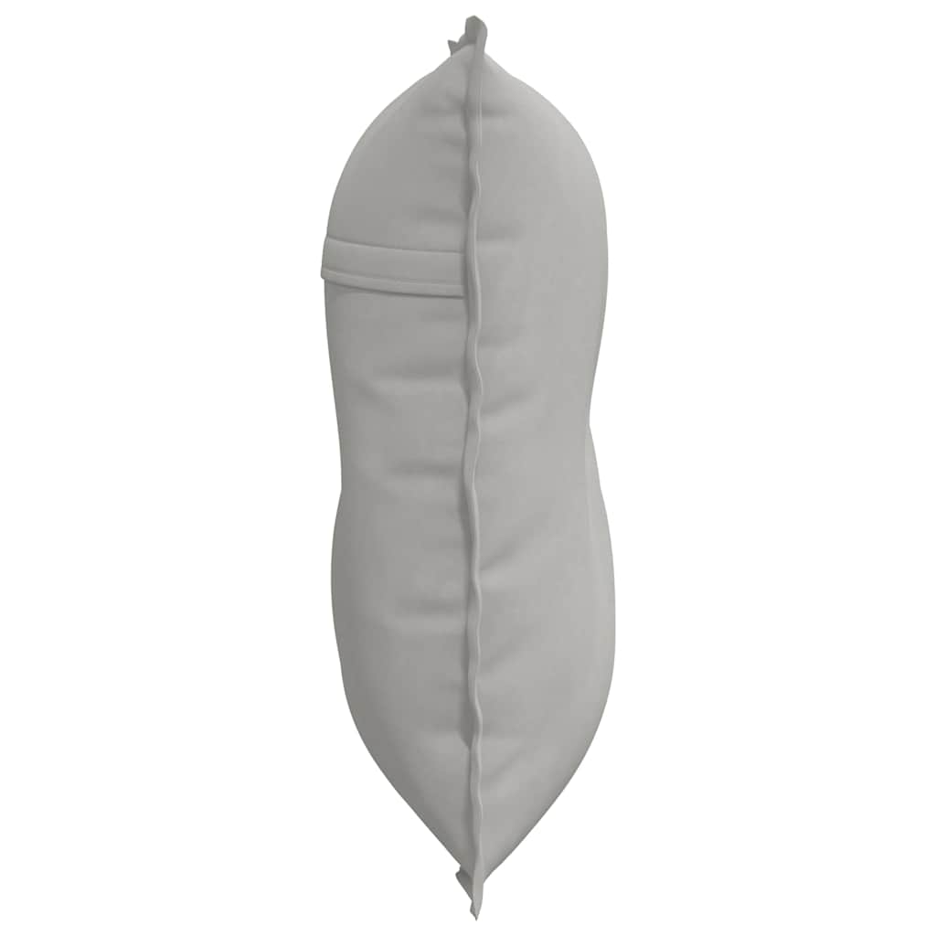 Cuscino per Schiena Grigio Chiaro 80 x 50 cm