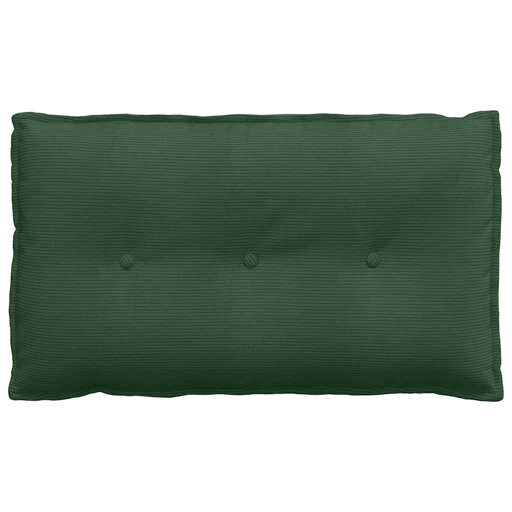 Cuscino per Schiena Verde Giungla 80 x 50 cm Tessuto in Cords