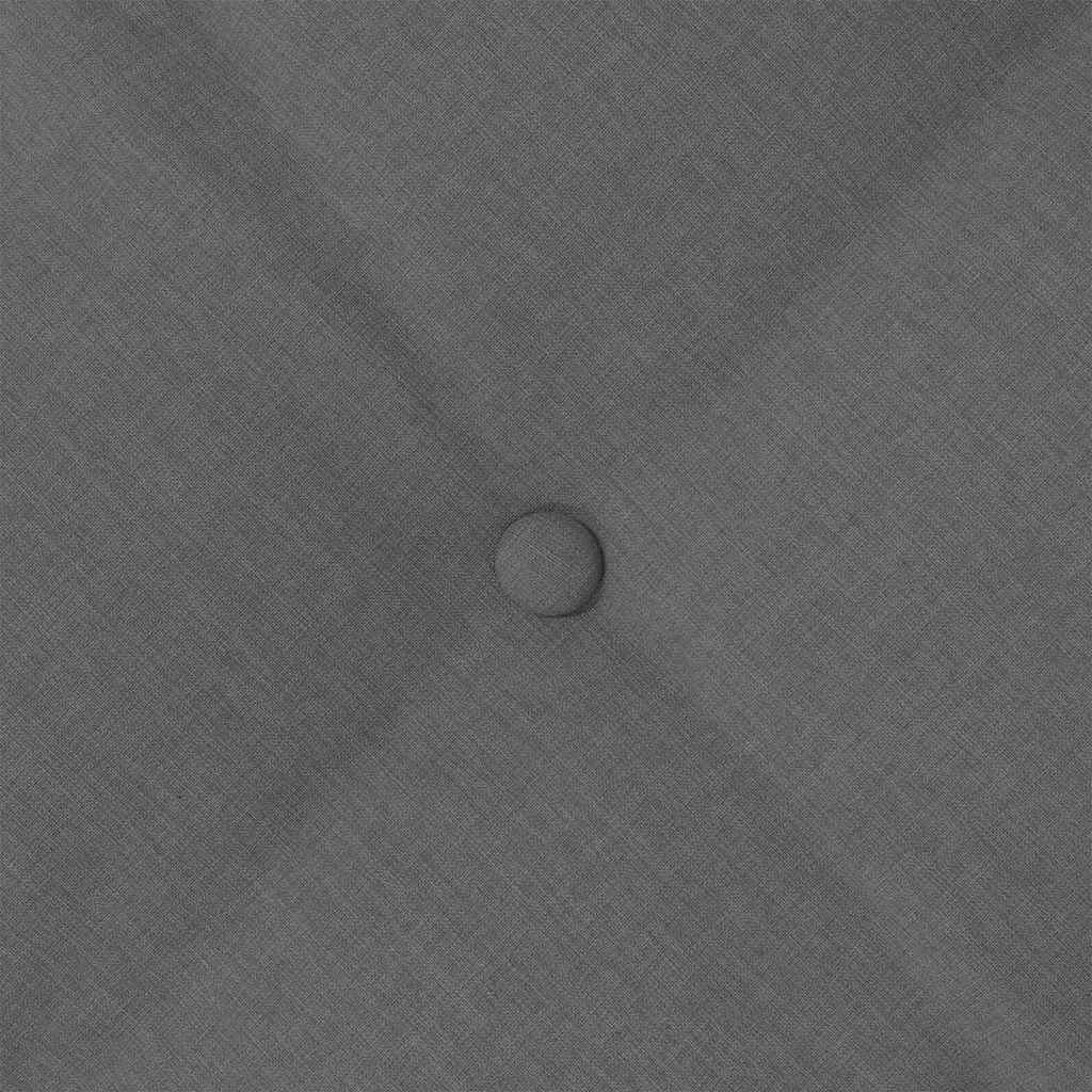 Cuscino per Schiena Grigio scuro 100 x 19 x 50 cm Tessuto