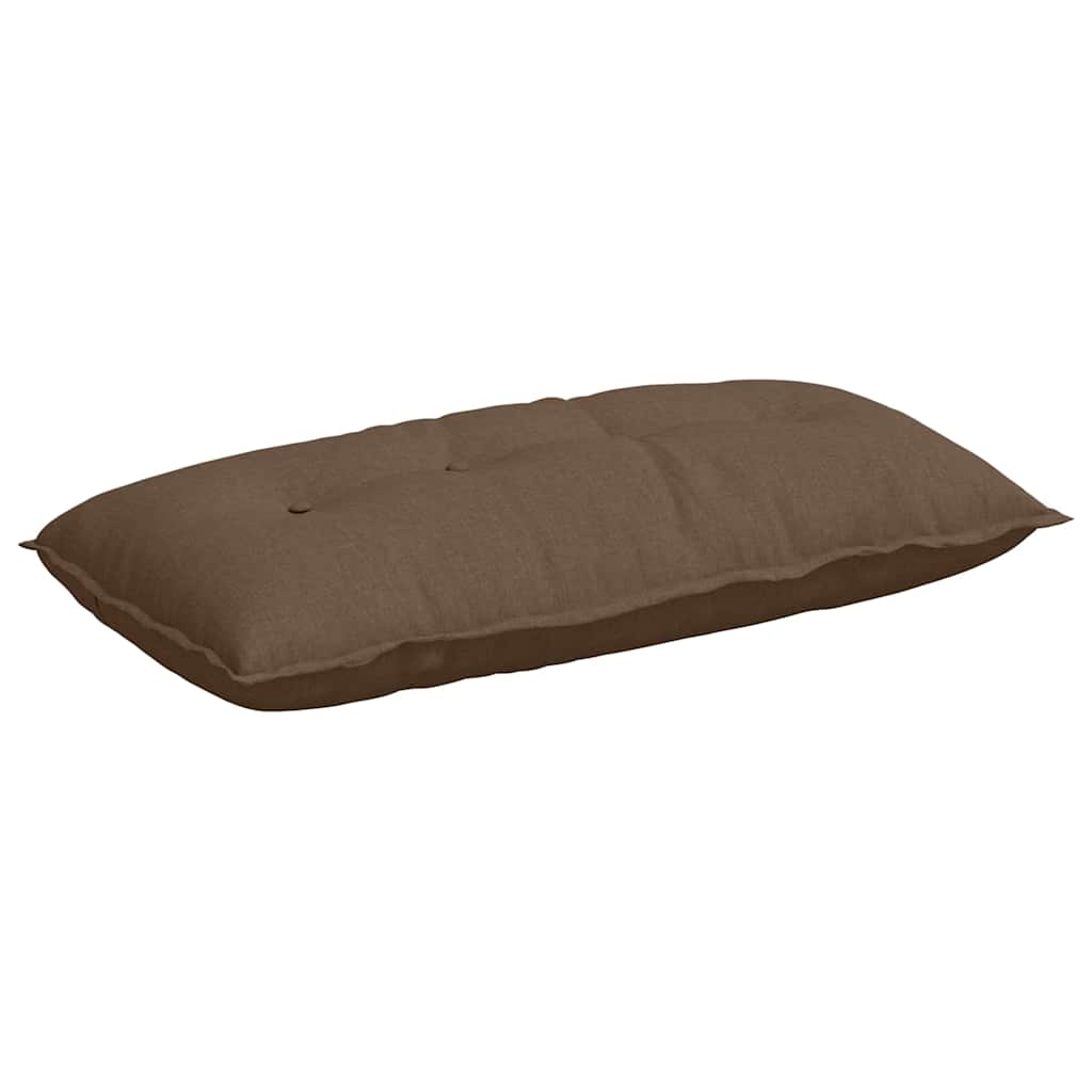 Cuscino per Schiena Marrone 100 x 19 x 50 cm Tessuto