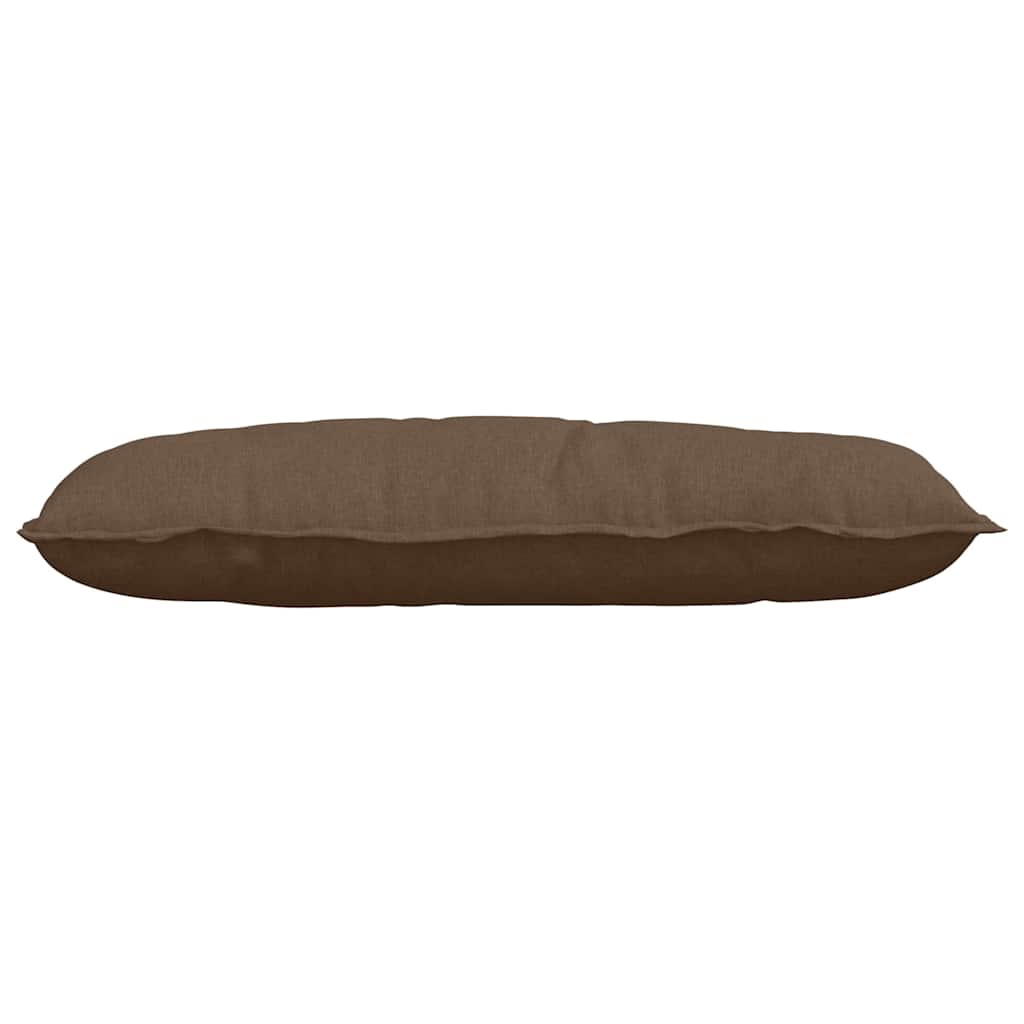 Cuscino per Schiena Marrone 100 x 19 x 50 cm Tessuto