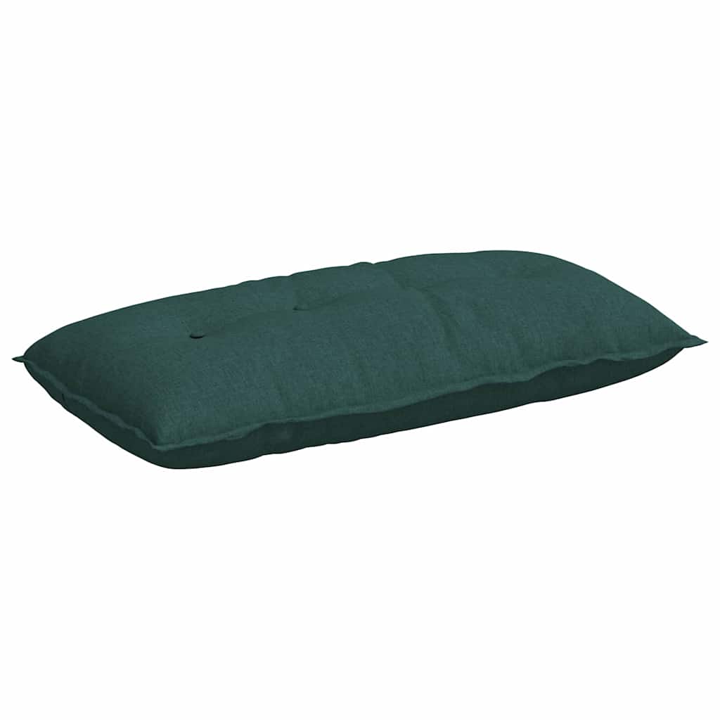 Cuscino per Schiena Verde Scuro 100 x 19 x 50 cm Tessuto