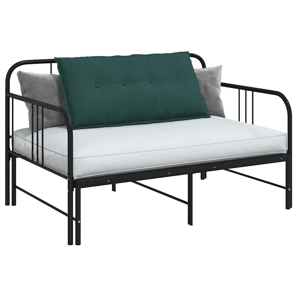 Cuscino per Schiena Verde Scuro 100 x 19 x 50 cm Tessuto