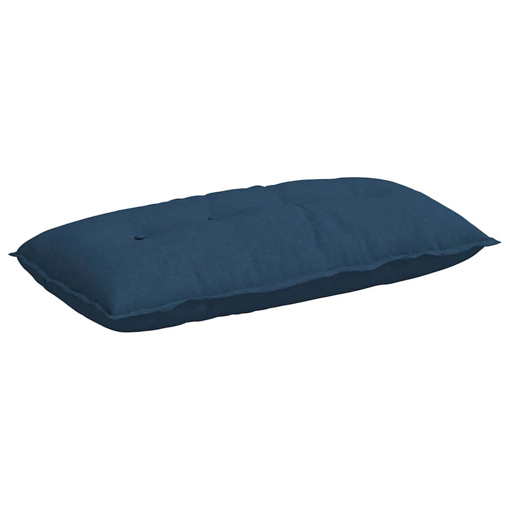 Cuscino per Schiena Blu 100 x 19 x 50 cm Tessuto