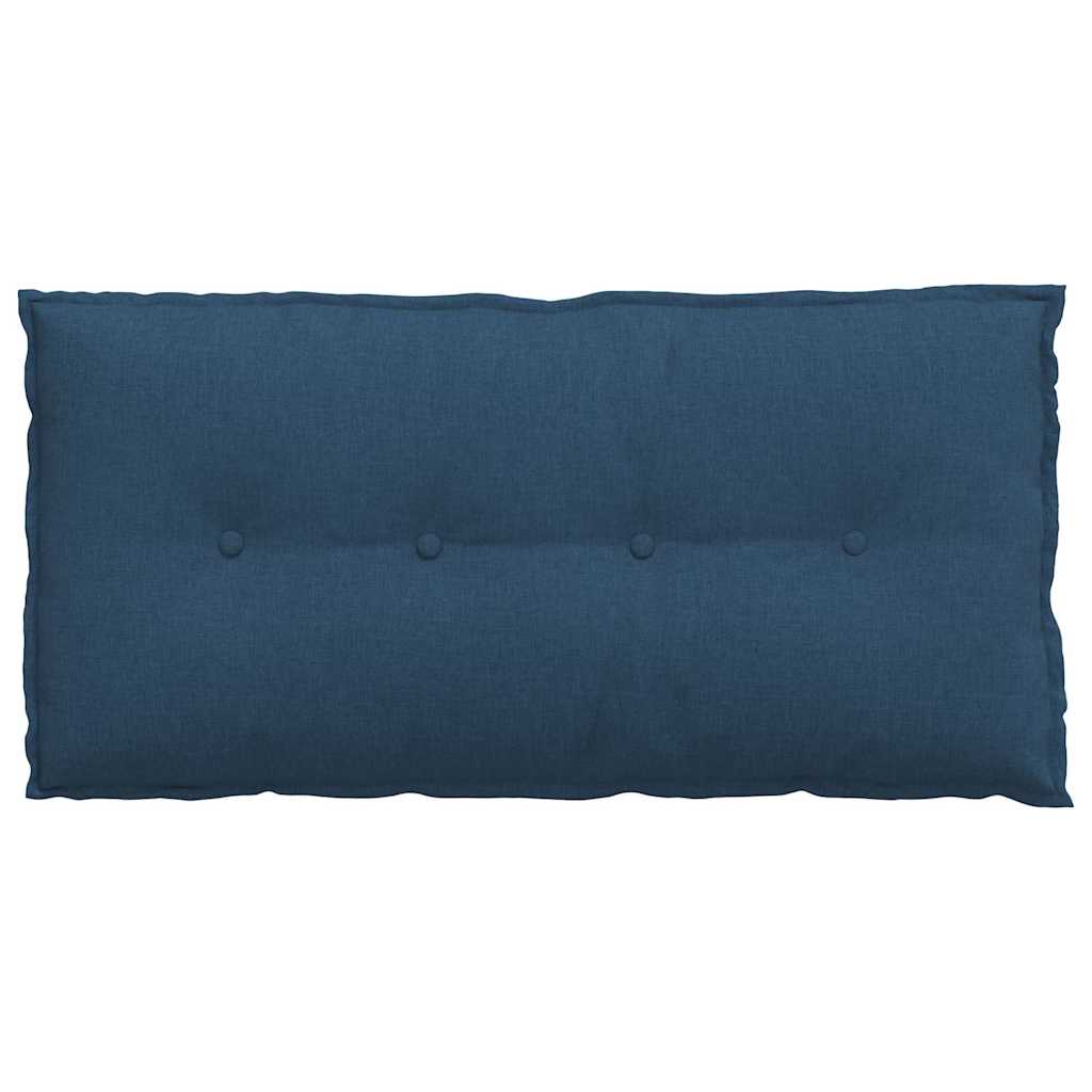 Cuscino per Schiena Blu 100 x 19 x 50 cm Tessuto