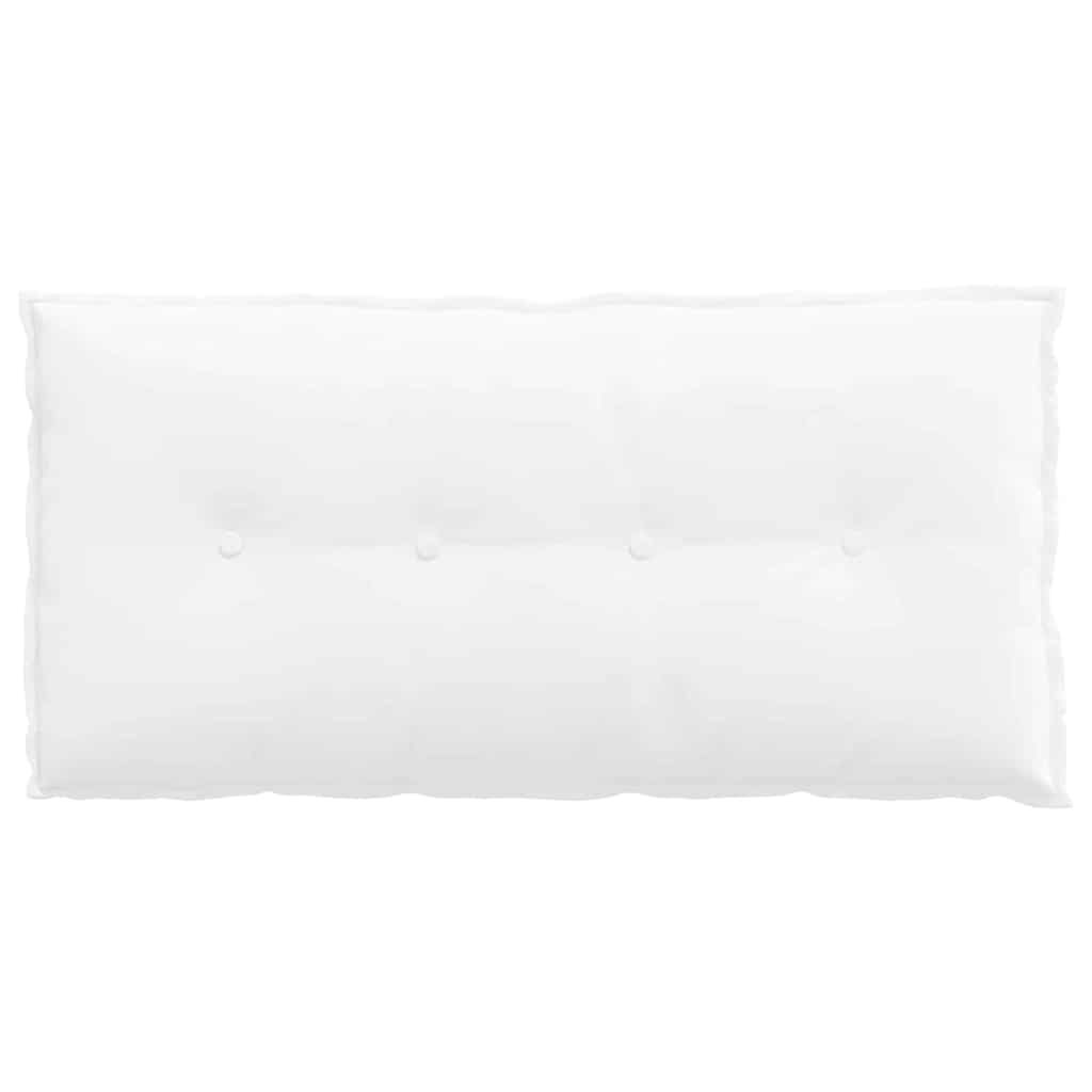 Cuscino per Schiena Bianco 100 x 19 x 50 cm Tessuto