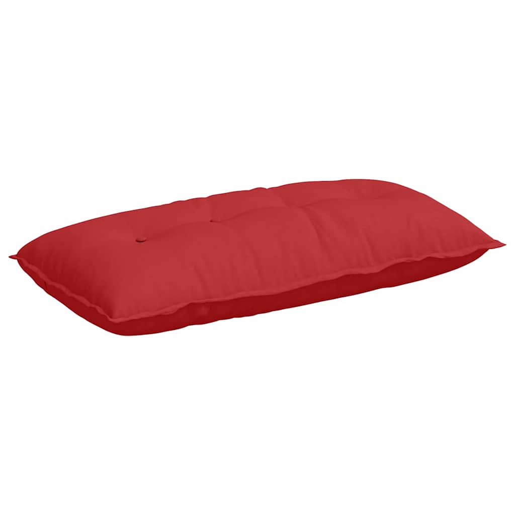 Cuscino per Schiena Rosso 100 x 19 x 50 cm Tessuto