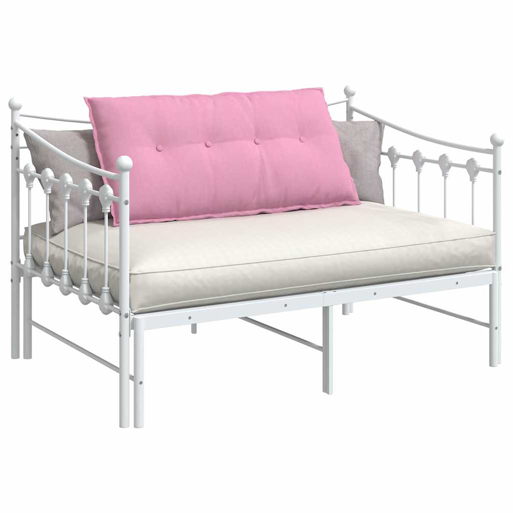 Cuscino per Schiena Rosa 100 x 19 x 50 cm Tessuto
