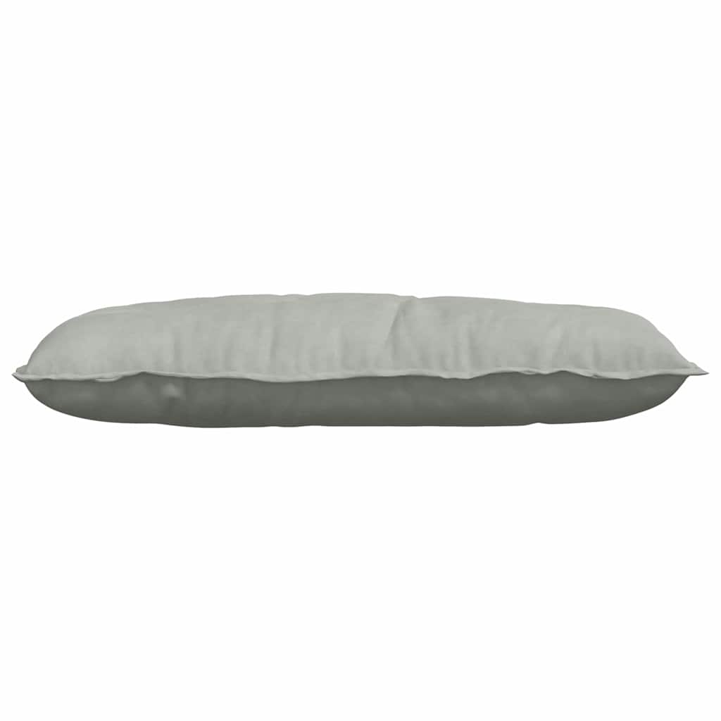 Cuscino per Schiena Grigio Chiaro 100 x 50 cm Tessuto in Cords