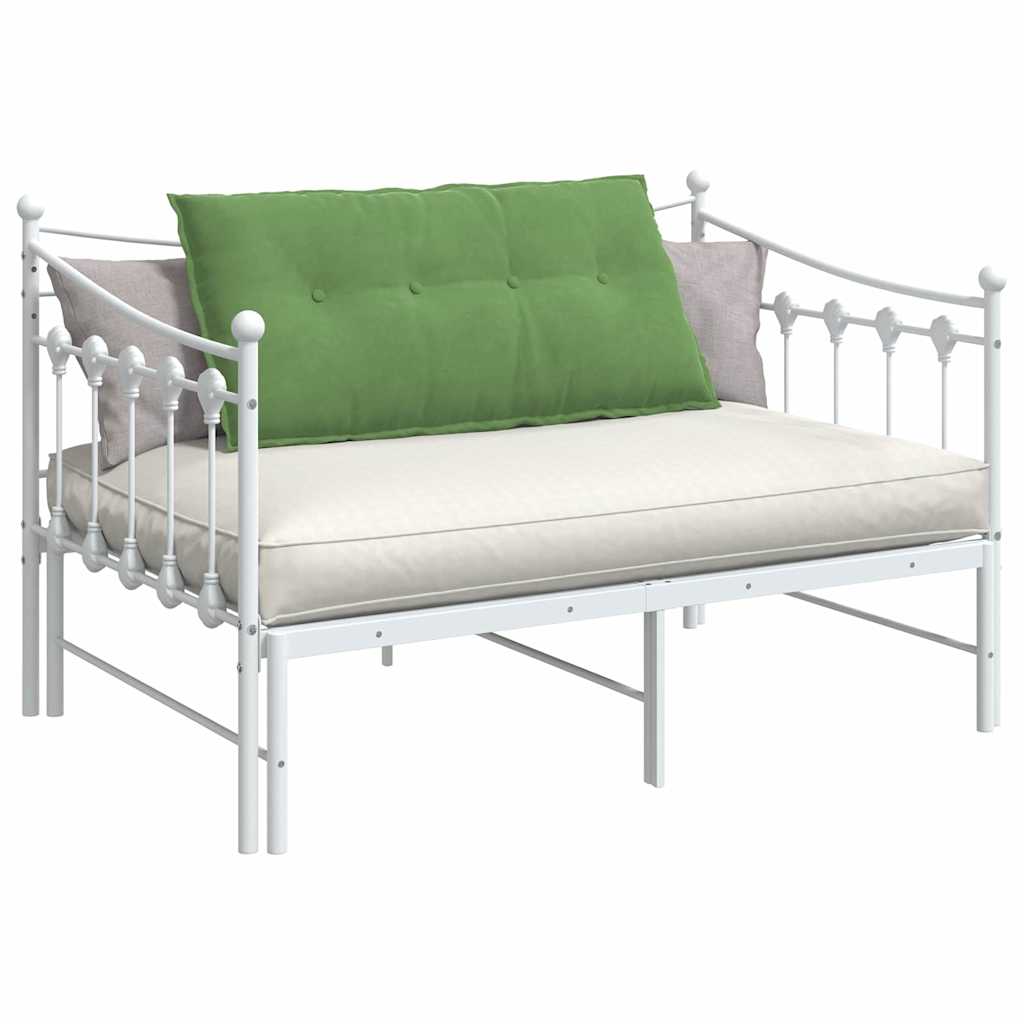 Cuscino per Schiena Verde chiaro 100 x 50 cm Tessuto in Cords