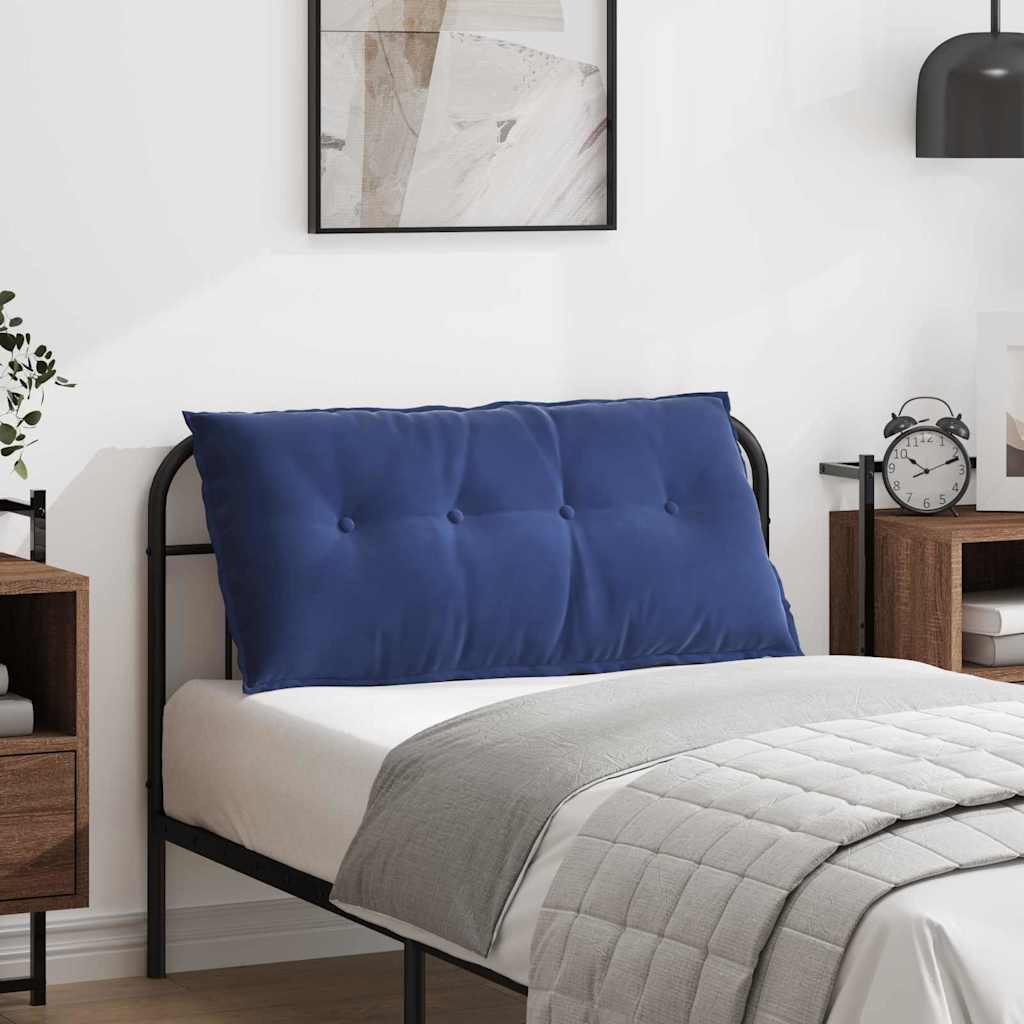 Cuscino per Schiena Blu Polizia 100 x 50 cm Tessuto in Cords