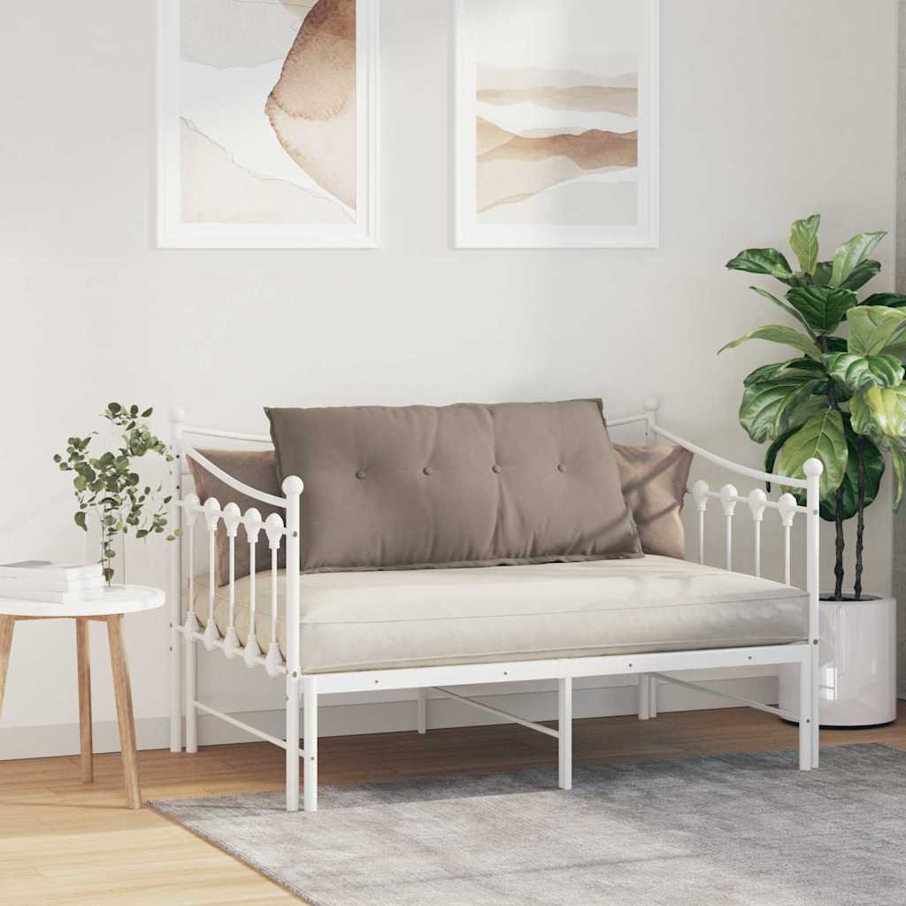 Cuscino per Schiena Tortora 100 x 50 cm Tessuto in Microfibra