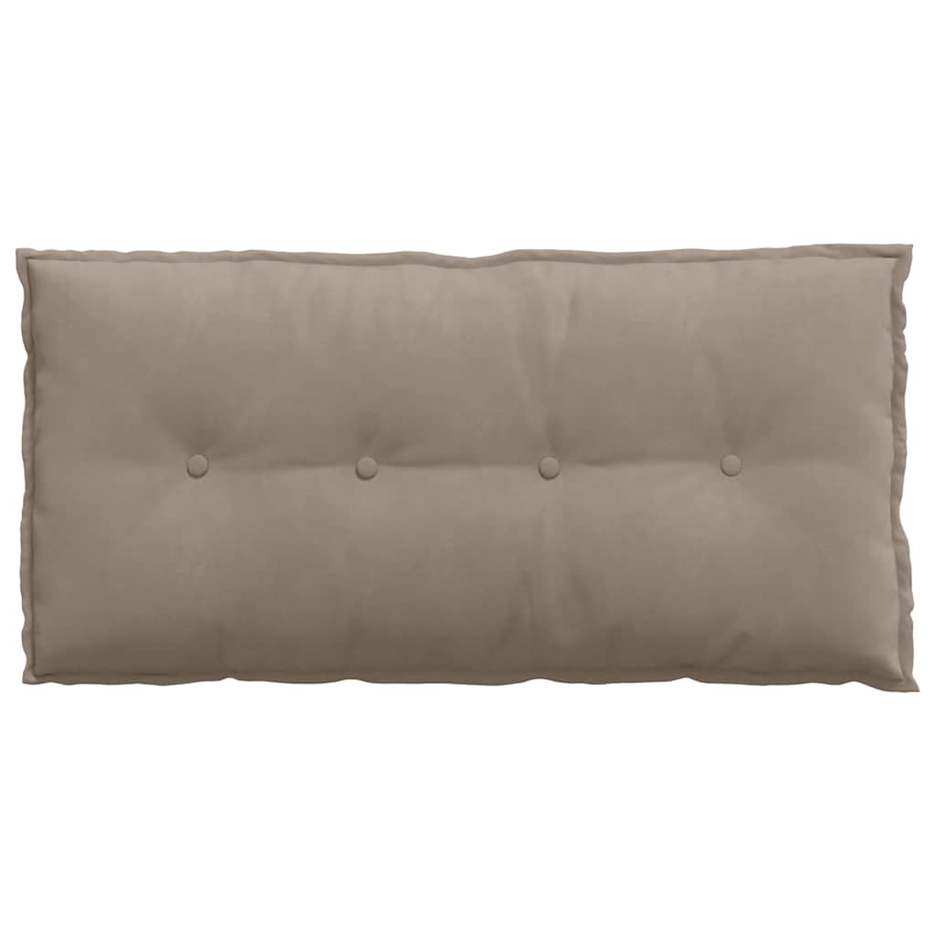 Cuscino per Schiena Tortora 100 x 50 cm Tessuto in Microfibra