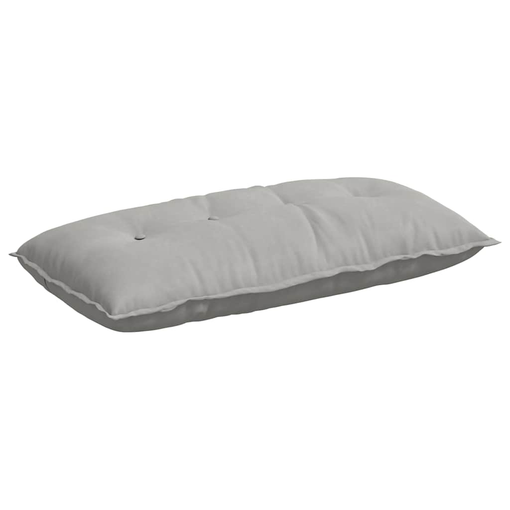 Cuscino per Schiena Grigio Chiaro 100 x 50 cm