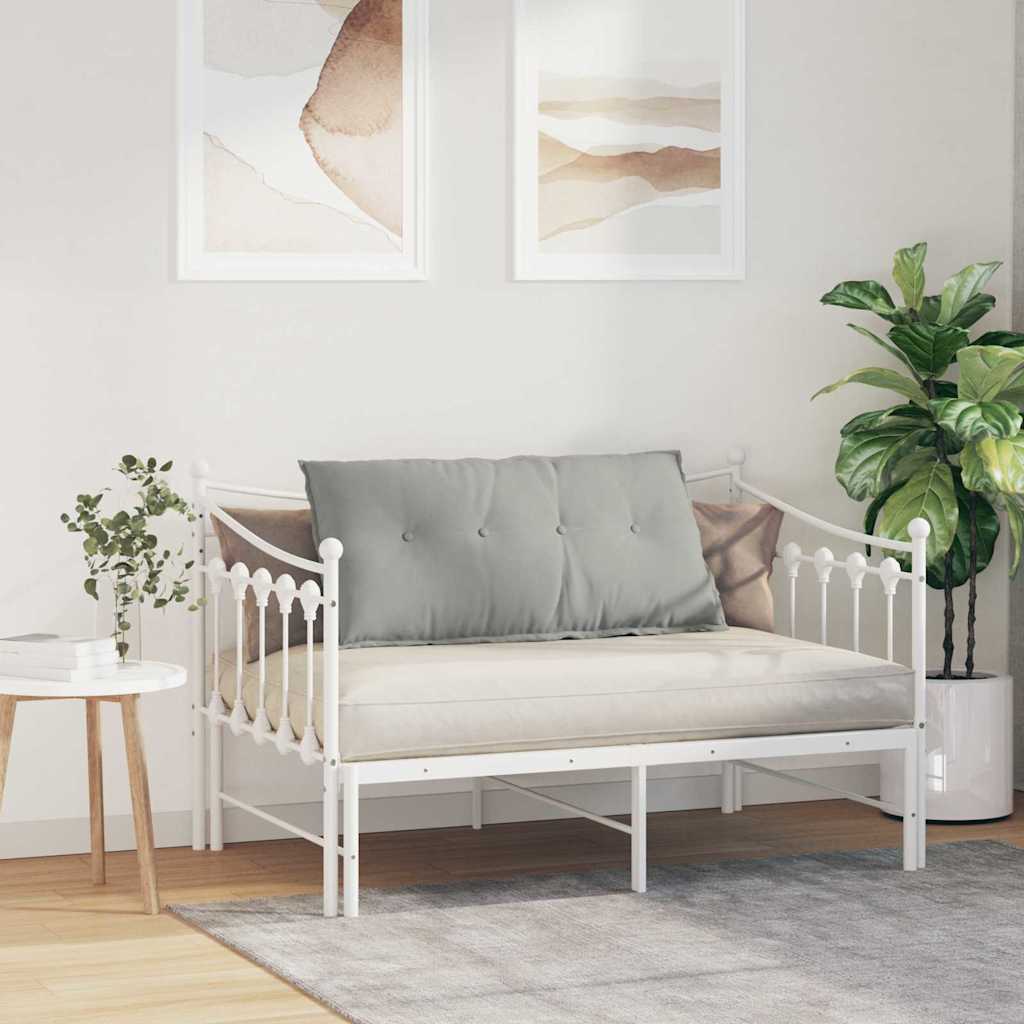 Cuscino per Schiena Grigio Chiaro 100 x 50 cm