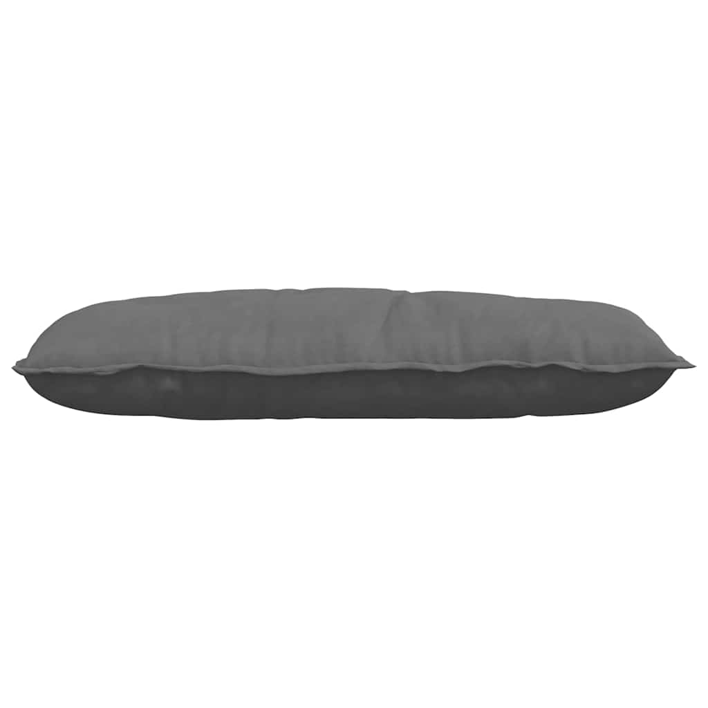 Cuscino per Schiena Grigio Scuro 100 x 50 cm