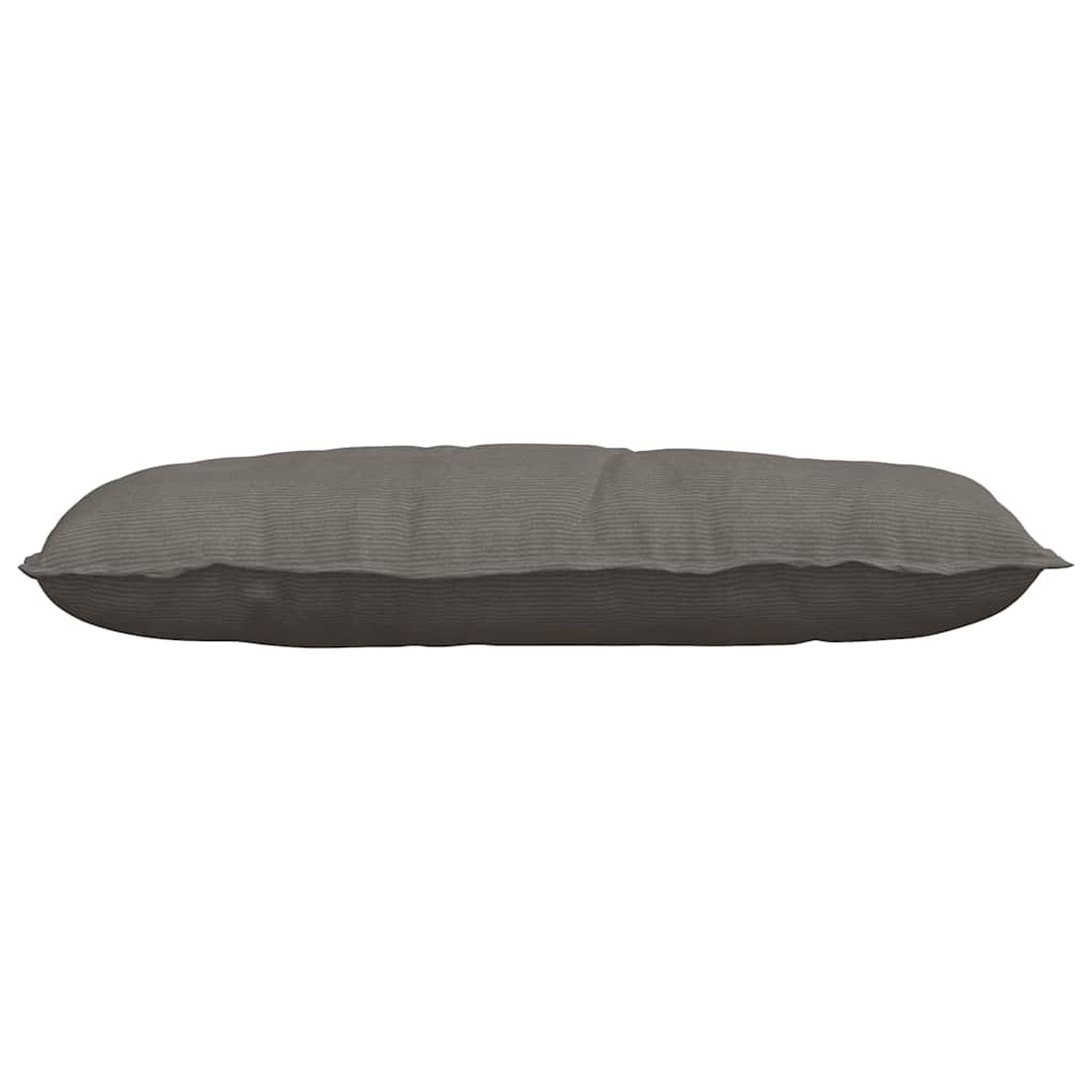 Cuscino per Schiena Grigio Chiaro 100 x 50 cm Tessuto in Cords