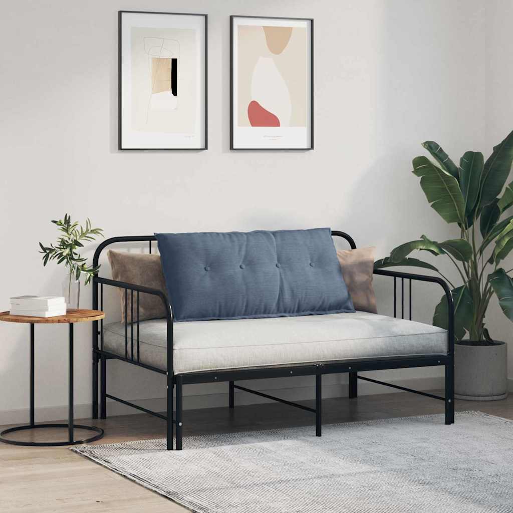 Cuscino per Schiena Blu 100 x 50 cm Tessuto in Cords