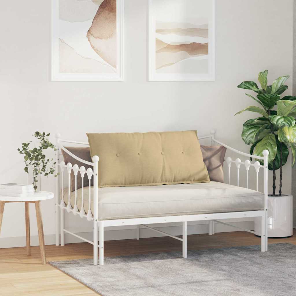 Cuscino per Schiena Grigio Verde 100 x 50 cm Tessuto in Cords