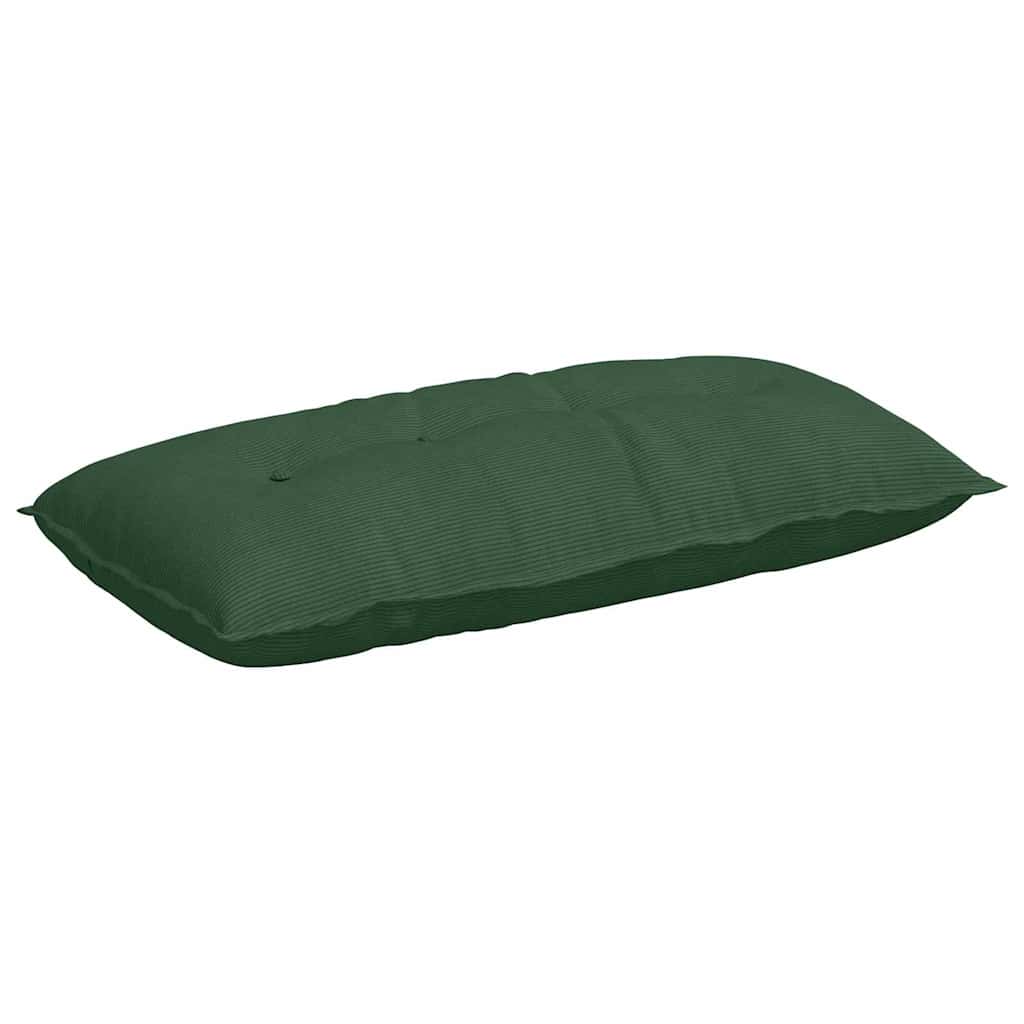 Cuscino per Schiena Verde Giungla 100 x 50 cm Tessuto in Cords