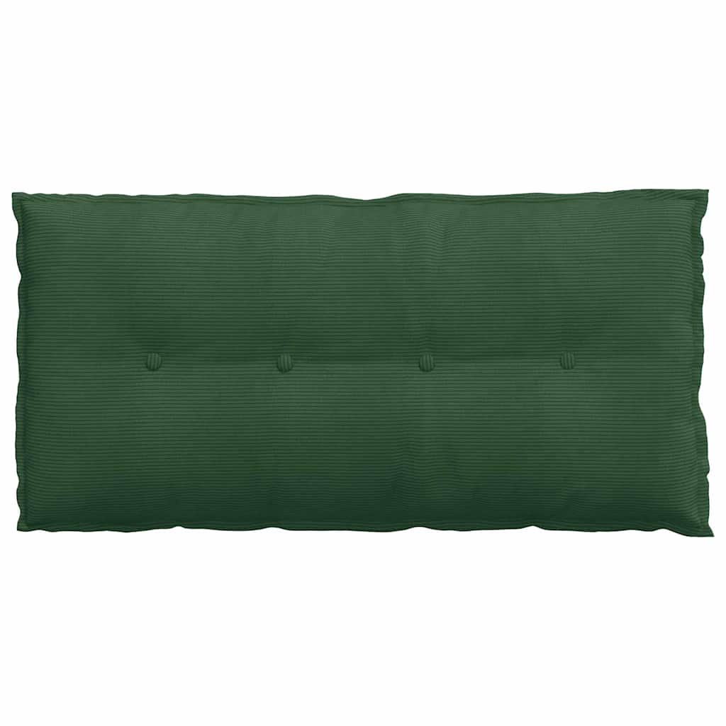 Cuscino per Schiena Verde Giungla 100 x 50 cm Tessuto in Cords