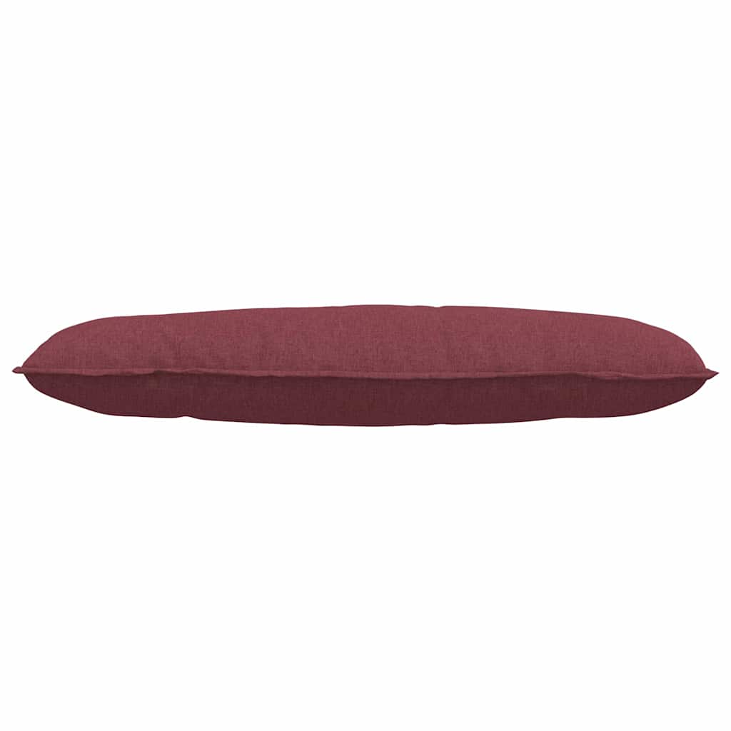 Cuscino per Schiena Rosso Vino 120 x 19 x 50 cm Tessuto
