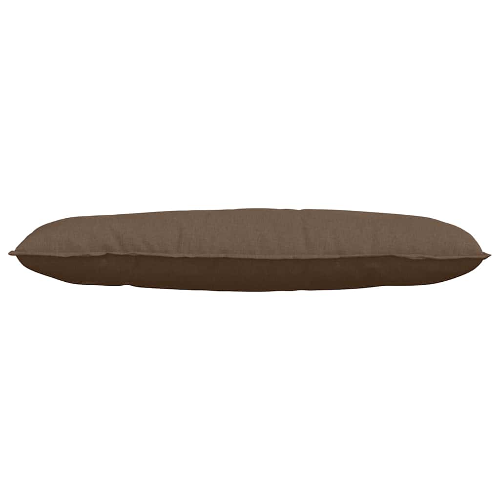 Cuscino per Schiena Marrone 120 x 19 x 50 cm Tessuto